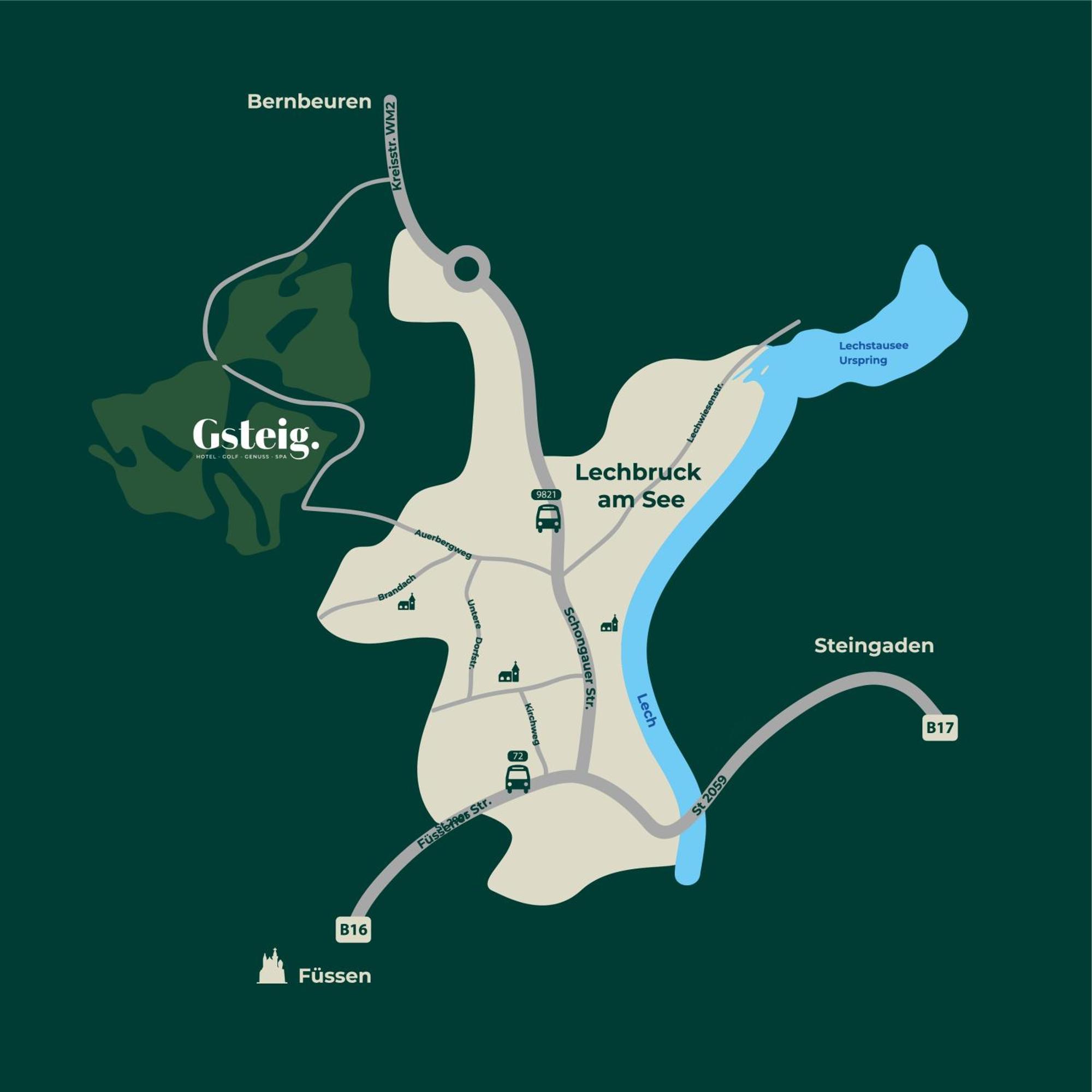 Hotel Auf Der Gsteig Gmbh Lechbruck Kültér fotó